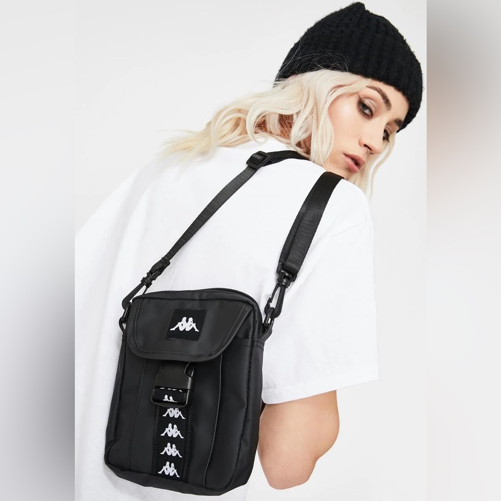 Kappa 222 Banda Baltuc Crossbody Bag Adjustable Shoulder Strap